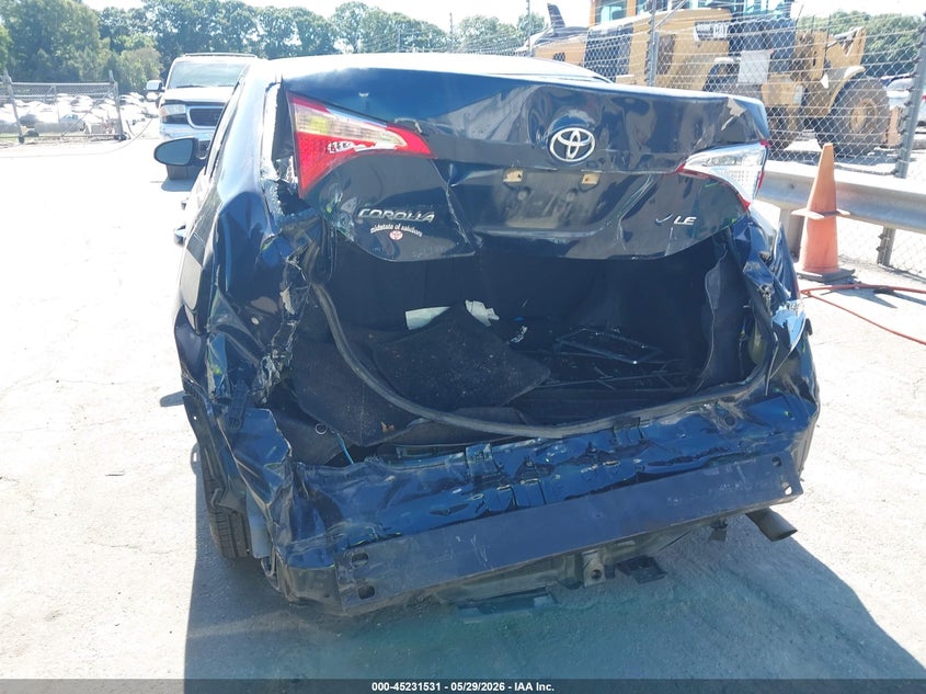 2019 Toyota Corolla VIN 5YFBURHE5KP945164 IAAI salvage auction — REAR END, Salvage Title, sold $2,400 on 2026-07-09 (photo 6)