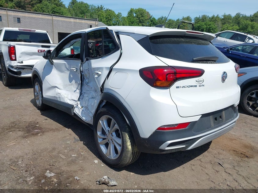 2020 Buick Encore gx VIN KL4MMBS25LB102218 IAAI salvage auction — SIDE, Salvage (Massachusetts), sold $2,650 on 2026-07-31 (photo 3)