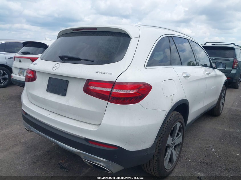 2019 Mercedes-benz Glc VIN WDC0G4KB1KV167663 IAAI salvage auction — HAIL, Salvage Title, sold $10,500 on 2026-07-14 (photo 4)
