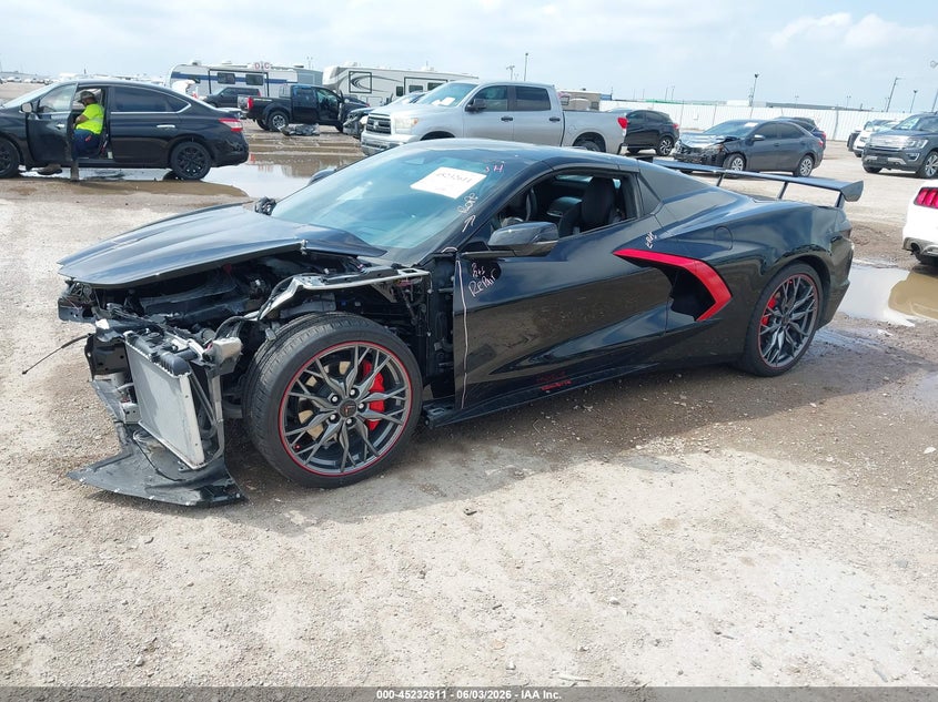 2024 Chevrolet Corvette VIN 1G1YC3D48R5105144 IAAI salvage auction — FRONT END, Original (Texas), sold $35,000 on 2026-07-13 (photo 2)
