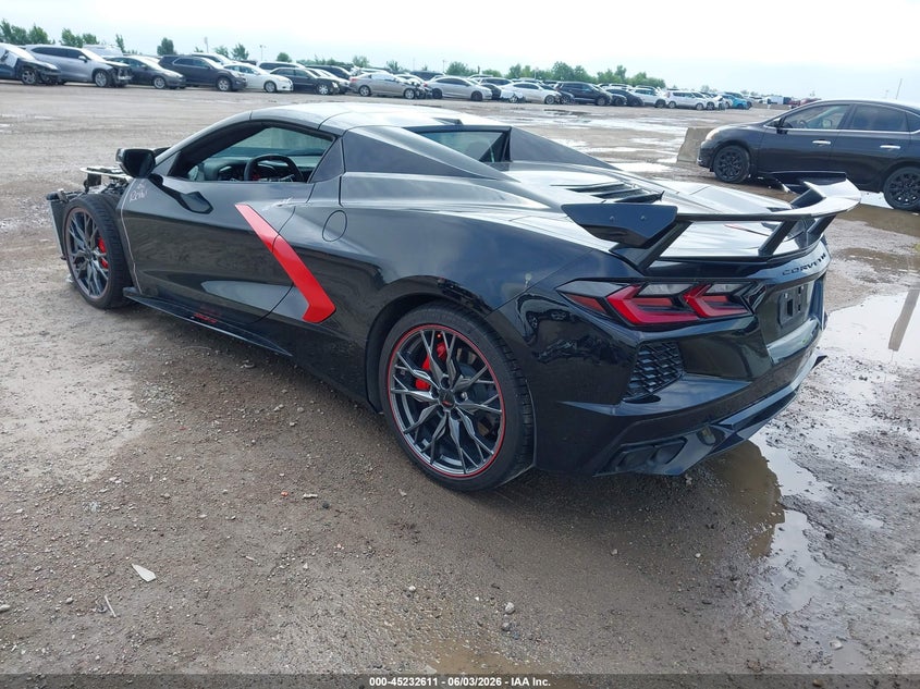 2024 Chevrolet Corvette VIN 1G1YC3D48R5105144 IAAI salvage auction — FRONT END, Original (Texas), sold $35,000 on 2026-07-13 (photo 3)