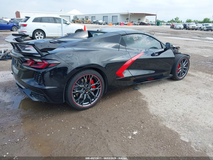 2024 Chevrolet Corvette VIN 1G1YC3D48R5105144 IAAI salvage auction — FRONT END, Original (Texas), sold $35,000 on 2026-07-13 (photo 4)