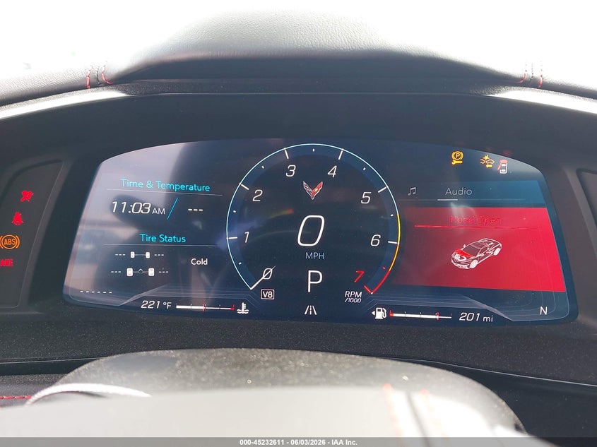 2024 Chevrolet Corvette VIN 1G1YC3D48R5105144 IAAI salvage auction — FRONT END, Original (Texas), sold $35,000 on 2026-07-13 (photo 7)