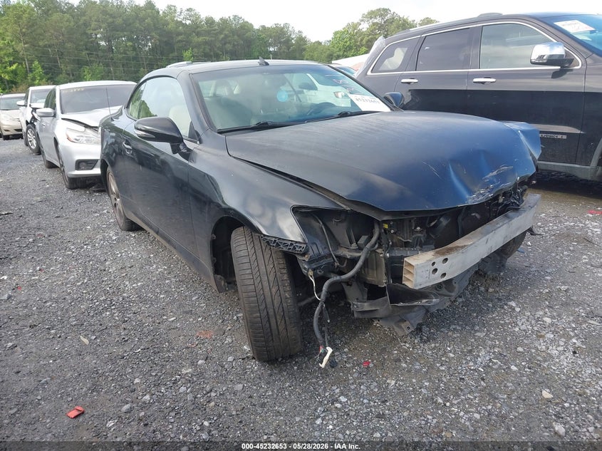 2010 Lexus Is 250c VIN JTHFF2C2XA2513181 IAAI salvage auction — FRONT END, Salvage (Georgia), sold $275 on 2026-07-28 (photo 1)