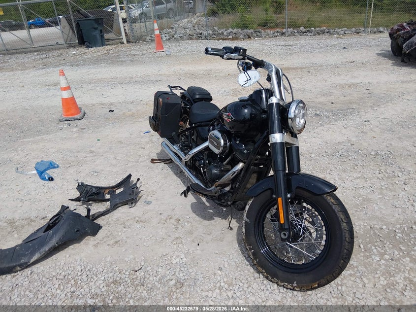 2021 Harley-davidson VIN 1HD1YDJ13MB068880 IAAI salvage auction — LEFT SIDE, Salvage Title, sold $200 on 2026-07-28 (photo 1)