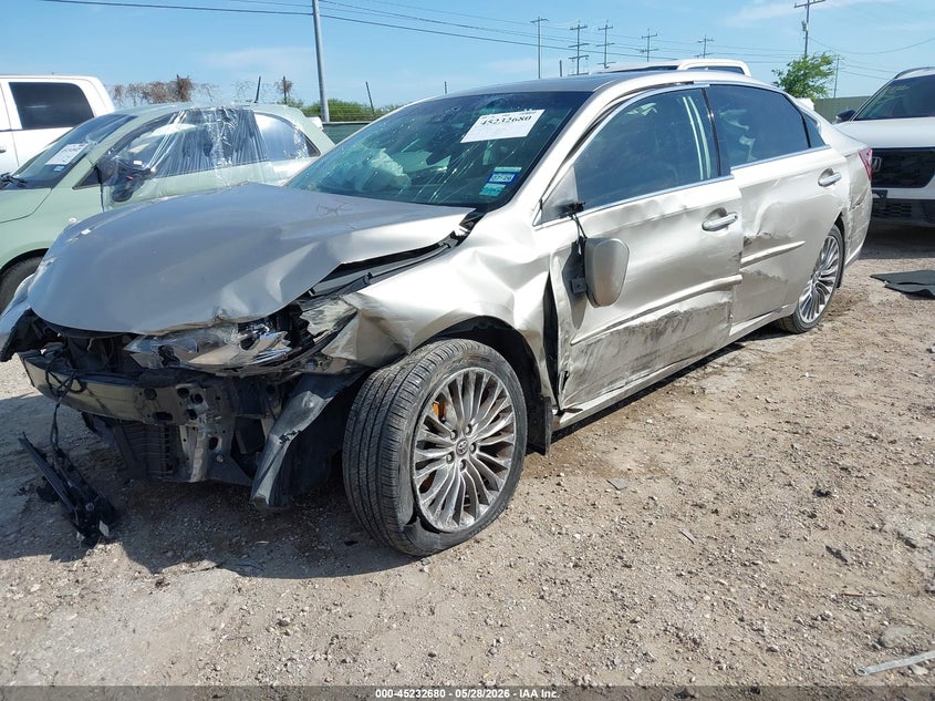 2016 Toyota Avalon VIN 4T1BK1EB1GU229580 IAAI salvage auction — FRONT END, Salvage Title, sold $1,350 on 2026-07-27 (photo 2)