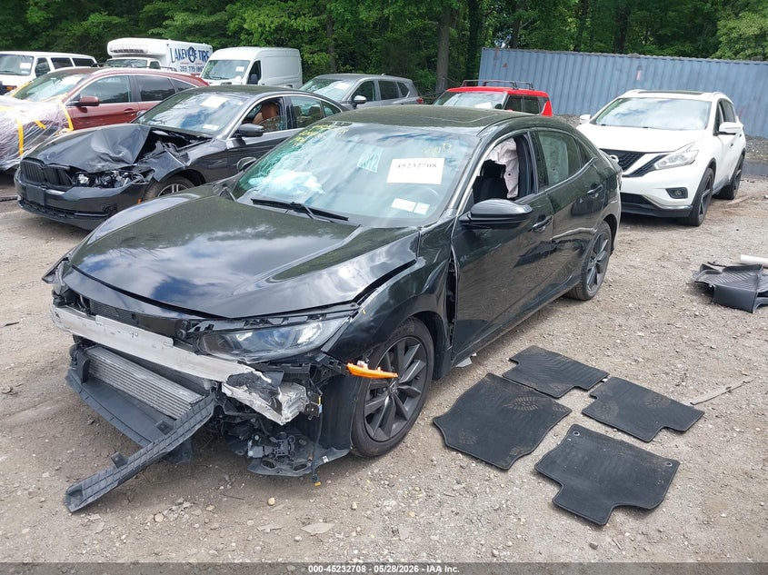 2020 Honda Civic VIN SHHFK7H63LU407563 IAAI salvage auction — FRONT & REAR, Salvage Title, sold $3,800 on 2026-07-19 (photo 2)