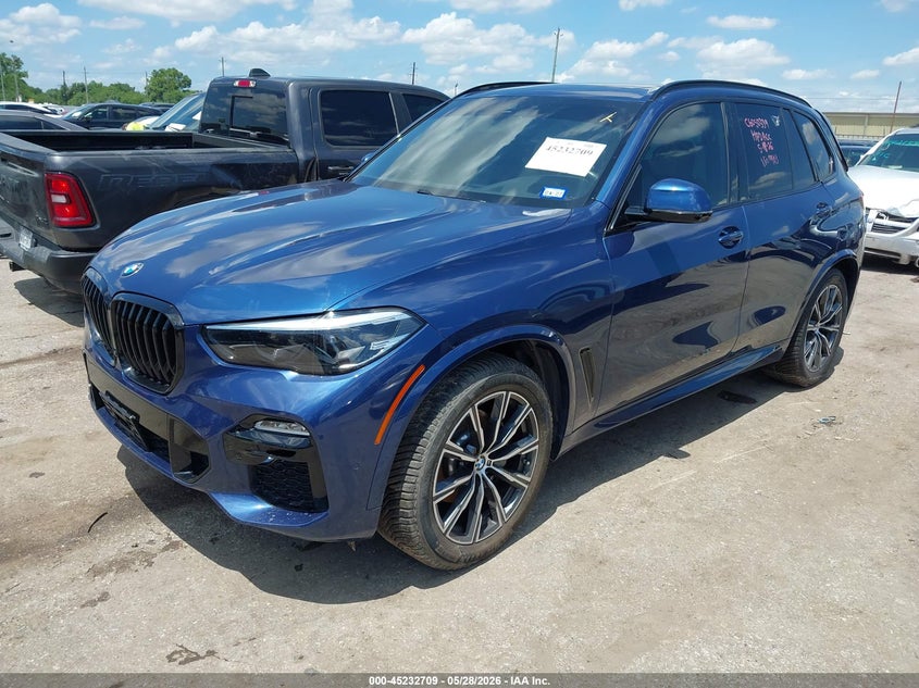 2021 BMW X5 VIN 5UXCR4C08M9E00963 IAAI salvage auction — REAR END, Salvage Title, sold $17,000 on 2026-07-22 (photo 2)