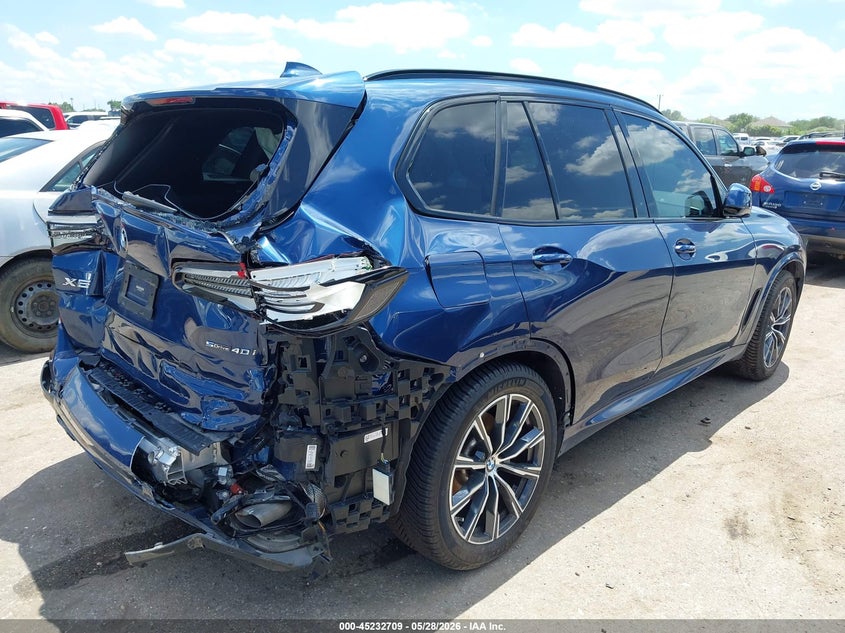2021 BMW X5 VIN 5UXCR4C08M9E00963 IAAI salvage auction — REAR END, Salvage Title, sold $17,000 on 2026-07-22 (photo 4)
