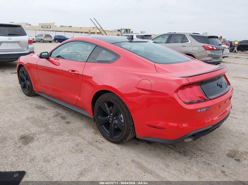 2021 Ford Mustang VIN 1FA6P8TH2M5151104 IAAI salvage auction — HAIL, Salvage Title, sold $12,200 on 2026-07-24 (photo 3)