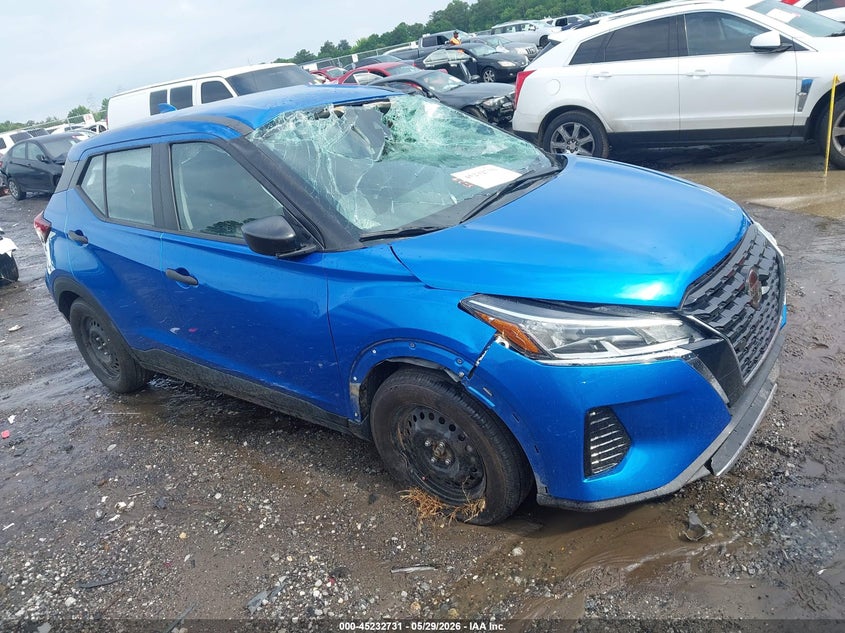 2021 Nissan Kicks VIN 3N1CP5BVXML530793 IAAI salvage auction — ROLLOVER, Salvage (South Carolina), sold $1,400 on 2026-07-29 (photo 1)