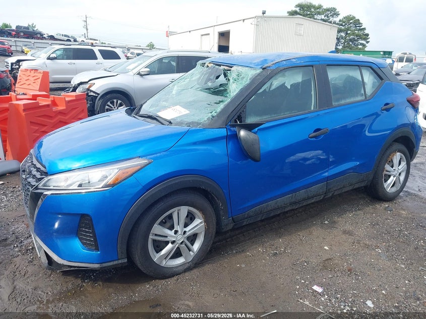 2021 Nissan Kicks VIN 3N1CP5BVXML530793 IAAI salvage auction — ROLLOVER, Salvage (South Carolina), sold $1,400 on 2026-07-29 (photo 2)