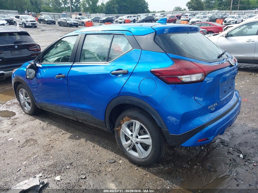 2021 Nissan Kicks VIN 3N1CP5BVXML530793 IAAI salvage auction — ROLLOVER, Salvage (South Carolina), sold $1,400 on 2026-07-29 (photo 3)