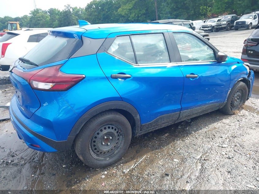 2021 Nissan Kicks VIN 3N1CP5BVXML530793 IAAI salvage auction — ROLLOVER, Salvage (South Carolina), sold $1,400 on 2026-07-29 (photo 4)