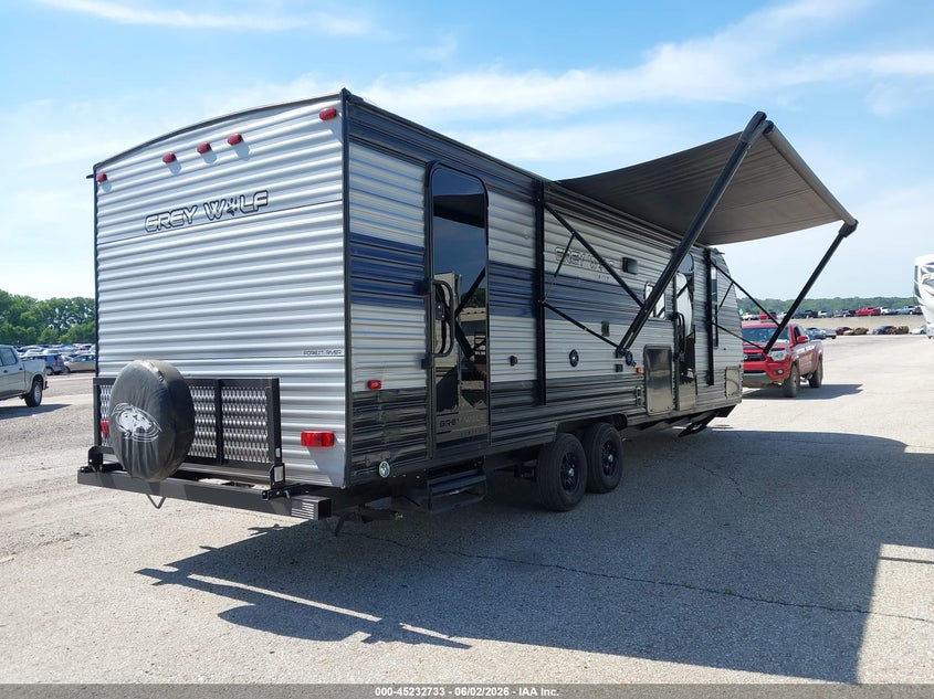 2021 Forest riv Greywolf 2 VIN 4X4TCKB26MK070198 IAAI salvage auction — REAR END, Salvage (Missouri), sold $7,150 on 2026-08-05 (photo 4)