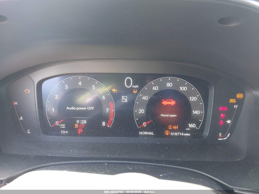 2025 Acura Integra VIN 19UDE4H35SA000969 IAAI salvage auction — FRONT END, Salvage Title, sold $7,000 on 2026-07-19 (photo 7)