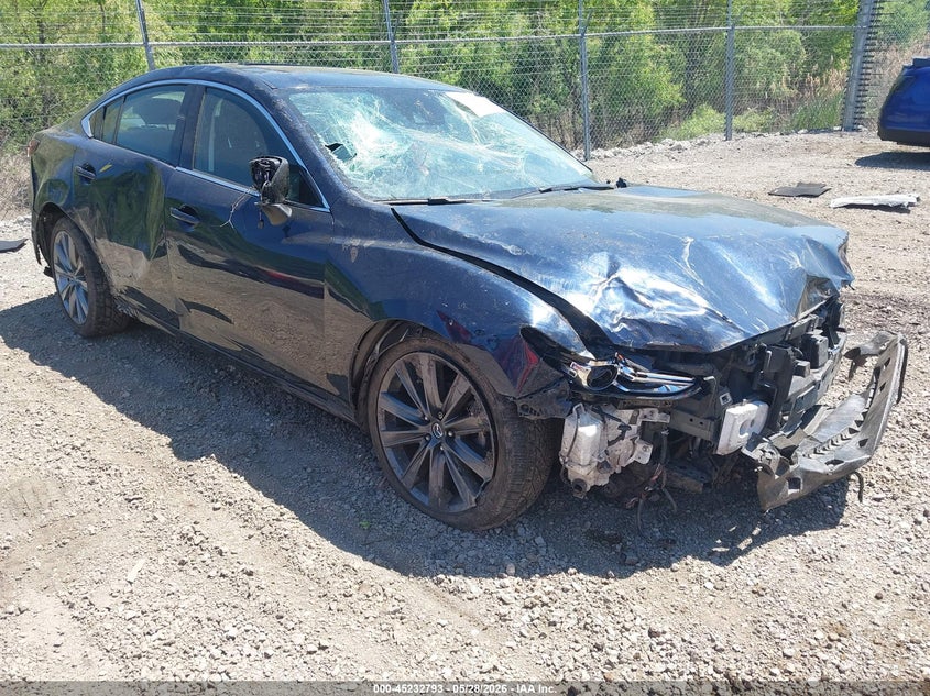 2018 Mazda 6 VIN JM1GL1VM7J1329636 IAAI salvage auction — FRONT END, Salvage Title, sold $400 on 2026-07-08 (photo 1)
