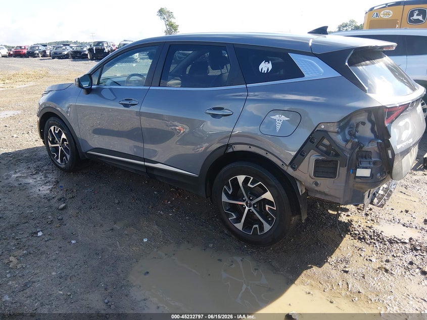 2023 Kia Sportage VIN 5XYK33AF9PG095084 IAAI salvage auction — FRONT END, Salvage (West Virginia), sold $4,750 on 2026-07-22 (photo 3)