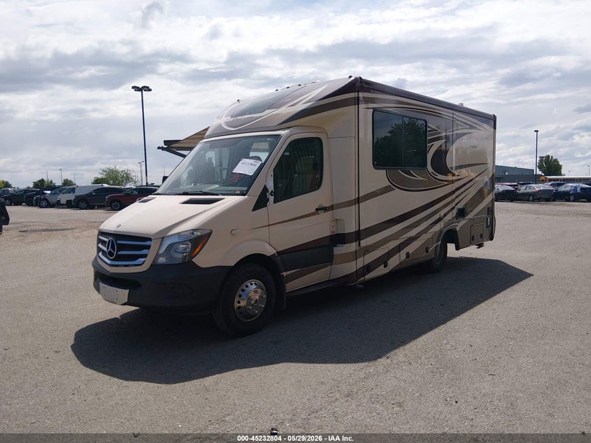 2014 Mercedes-benz Sprinter VIN WDAPF4CC7E9589760 IAAI salvage auction — REAR END, Salvage (Idaho), sold $23,100 on 2026-07-10 (photo 2)