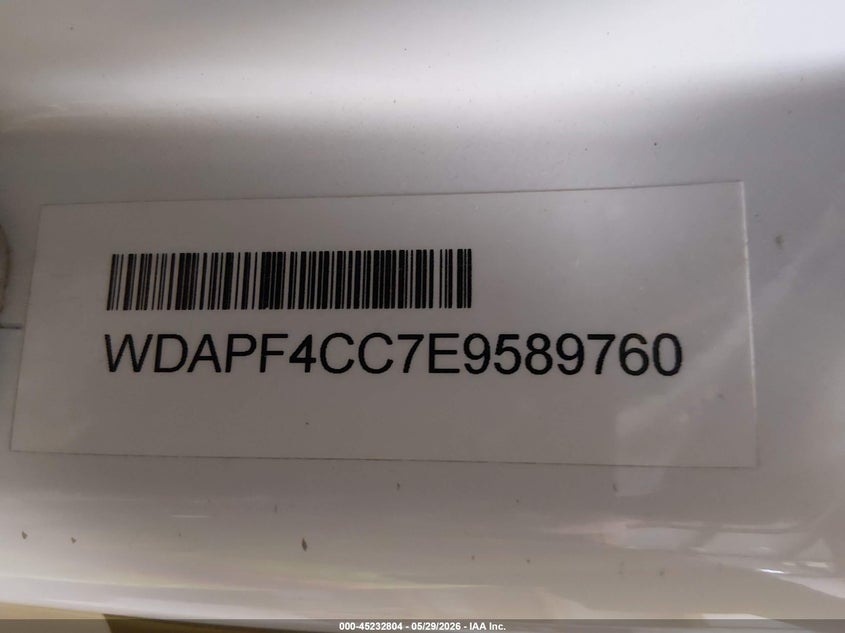 2014 Mercedes-benz Sprinter VIN WDAPF4CC7E9589760 IAAI salvage auction — REAR END, Salvage (Idaho), sold $23,100 on 2026-07-10 (photo 8)