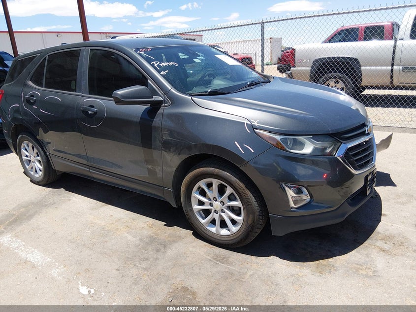 2020 Chevrolet Equinox VIN 3GNAXHEV5LS587769 IAAI salvage auction — FRONT END, Salvage Title, sold $3,750 on 2026-07-22 (photo 1)