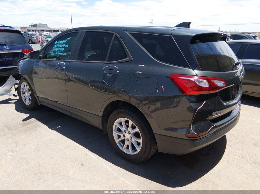 2020 Chevrolet Equinox VIN 3GNAXHEV5LS587769 IAAI salvage auction — FRONT END, Salvage Title, sold $3,750 on 2026-07-22 (photo 3)