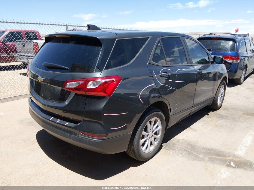 2020 Chevrolet Equinox VIN 3GNAXHEV5LS587769 IAAI salvage auction — FRONT END, Salvage Title, sold $3,750 on 2026-07-22 (photo 4)