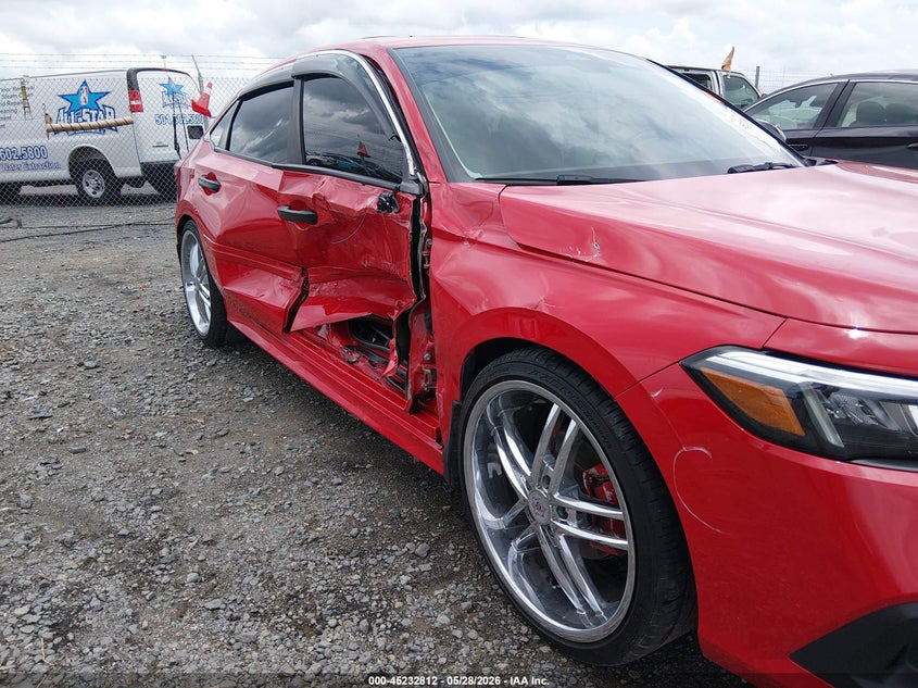 2022 Honda Civic VIN 2HGFE1F72NH320902 IAAI salvage auction — RIGHT SIDE, Salvage Title, sold $7,300 on 2026-07-29 (photo 6)