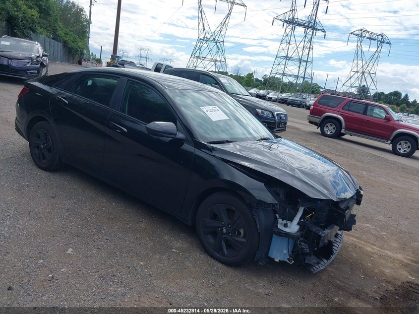 2022 Hyundai Elantra VIN KMHLM4AG1NU365271 IAAI salvage auction — UNKNOWN, Salvage Title, sold $2,650 on 2026-07-10 (photo 1)