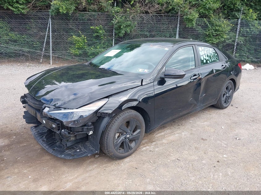 2022 Hyundai Elantra VIN KMHLM4AG1NU365271 IAAI salvage auction — UNKNOWN, Salvage Title, sold $2,650 on 2026-07-10 (photo 2)