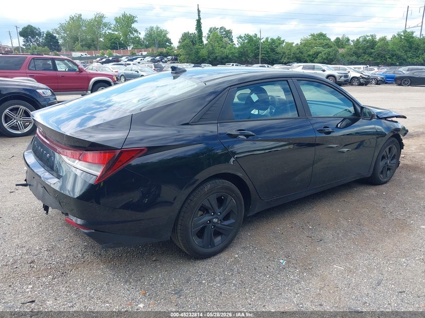 2022 Hyundai Elantra VIN KMHLM4AG1NU365271 IAAI salvage auction — UNKNOWN, Salvage Title, sold $2,650 on 2026-07-10 (photo 4)