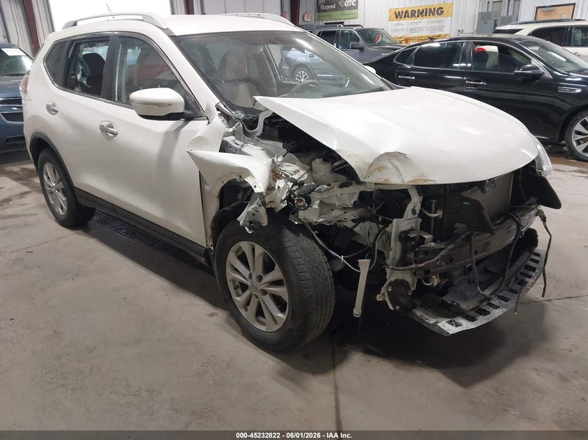 2015 Nissan Rogue VIN KNMAT2MV2FP539913 IAAI salvage auction — FRONT END, Salvage Title, sold $750 on 2026-07-23 (photo 1)