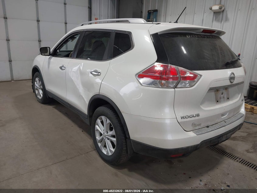 2015 Nissan Rogue VIN KNMAT2MV2FP539913 IAAI salvage auction — FRONT END, Salvage Title, sold $750 on 2026-07-23 (photo 3)