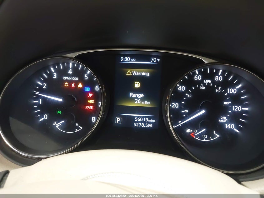 2015 Nissan Rogue VIN KNMAT2MV2FP539913 IAAI salvage auction — FRONT END, Salvage Title, sold $750 on 2026-07-23 (photo 7)