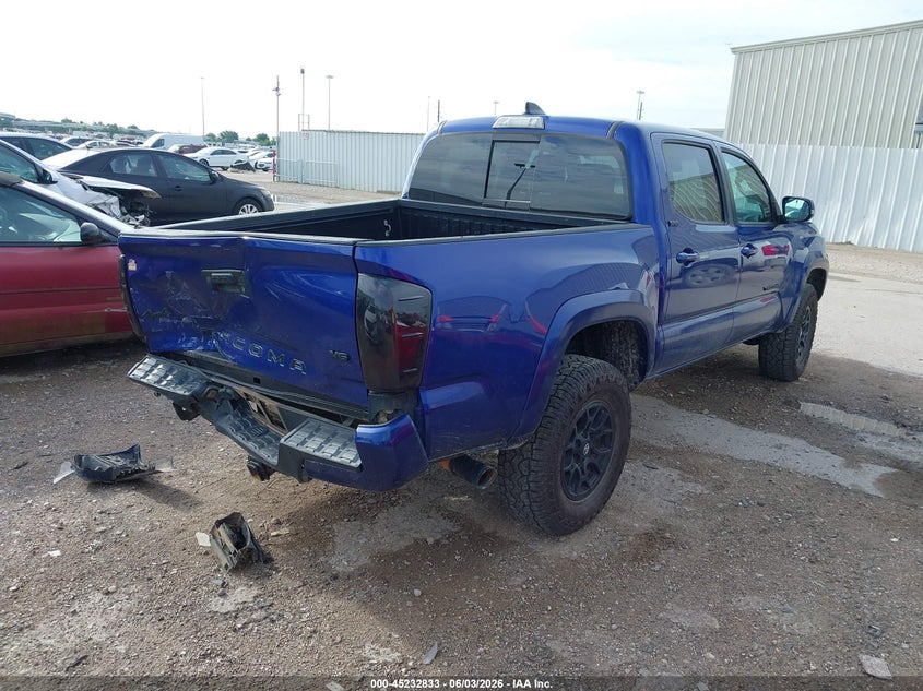 2022 Toyota Tacoma VIN 3TMCZ5AN2NM507934 IAAI salvage auction — FRONT & REAR, Original (Texas), sold $10,500 on 2026-07-30 (photo 4)