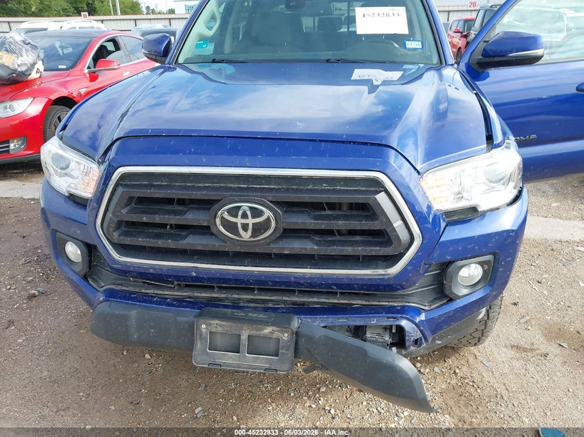 2022 Toyota Tacoma VIN 3TMCZ5AN2NM507934 IAAI salvage auction — FRONT & REAR, Original (Texas), sold $10,500 on 2026-07-30 (photo 6)