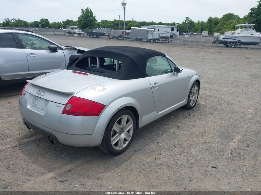 2004 Audi Tt VIN TRUUT28N641003396 IAAI salvage auction — REAR END, Clear (Virginia), sold $825 on 2026-07-07 (photo 4)