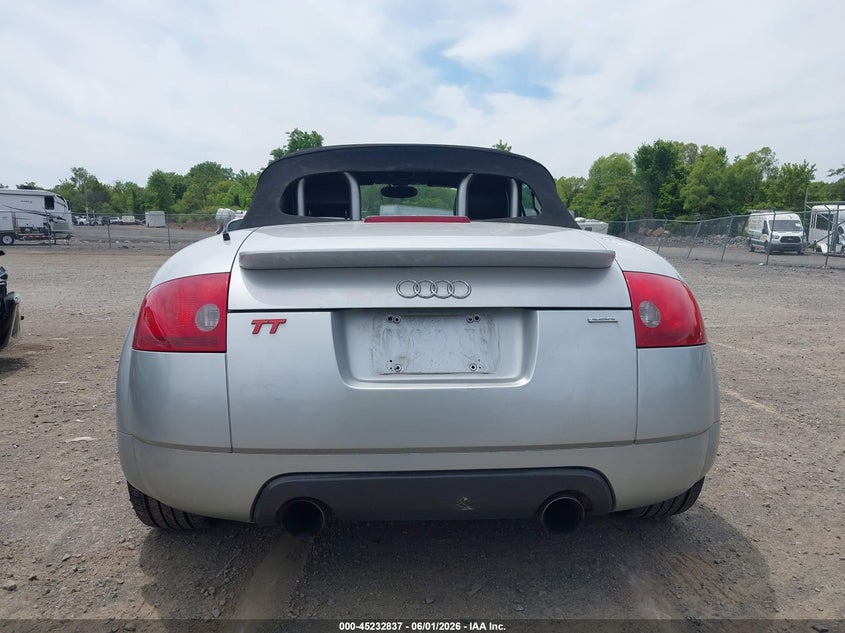 2004 Audi Tt VIN TRUUT28N641003396 IAAI salvage auction — REAR END, Clear (Virginia), sold $825 on 2026-07-07 (photo 6)