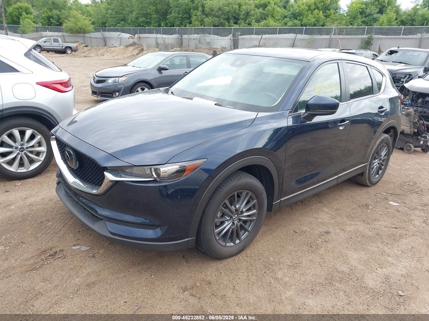 2021 Mazda Cx-5 VIN JM3KFBCM1M1423579 IAAI salvage auction — RIGHT FRONT, Salvage Title, sold $9,000 on 2026-07-08 (photo 2)