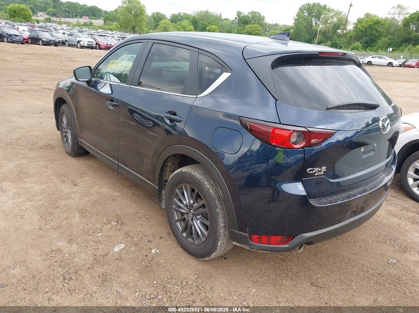 2021 Mazda Cx-5 VIN JM3KFBCM1M1423579 IAAI salvage auction — RIGHT FRONT, Salvage Title, sold $9,000 on 2026-07-08 (photo 3)