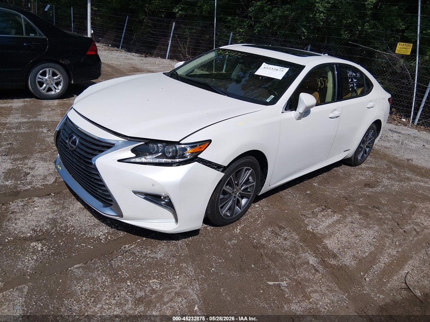 2017 Lexus ES VIN JTHBW1GGXH2145481 IAAI salvage auction — RIGHT FRONT, Clear (Indiana), sold $10,950 on 2026-07-15 (photo 2)