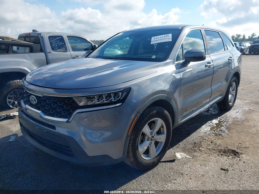 2021 Kia Sorento VIN 5XYRG4LC6MG057142 IAAI salvage auction — FRONT END, Salvage Title, sold $6,600 on 2026-07-14 (photo 2)