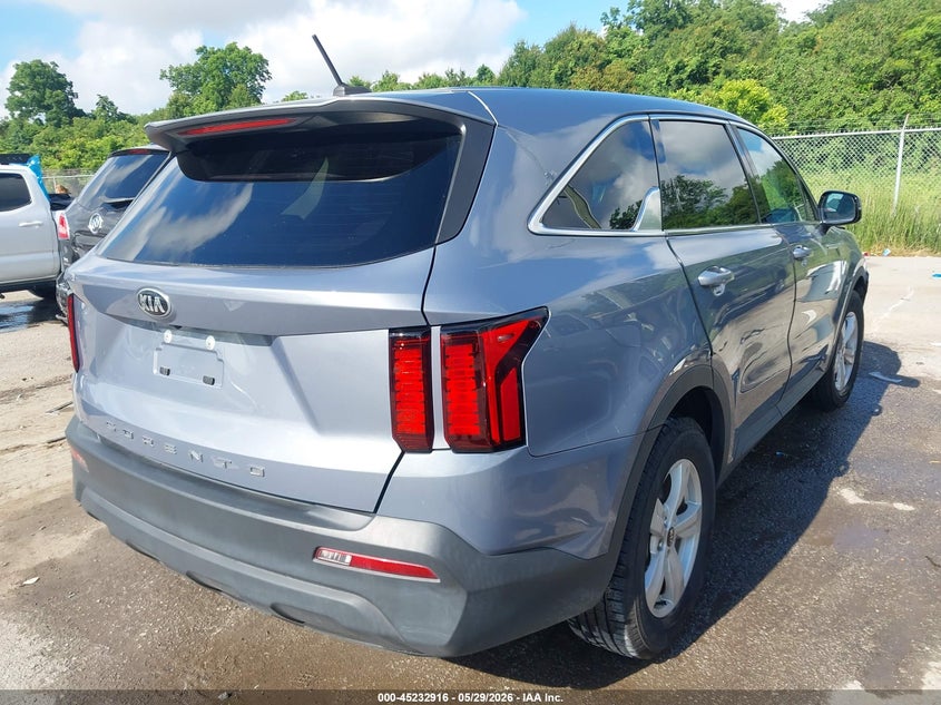 2021 Kia Sorento VIN 5XYRG4LC6MG057142 IAAI salvage auction — FRONT END, Salvage Title, sold $6,600 on 2026-07-14 (photo 4)