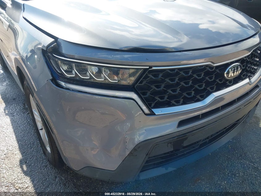 2021 Kia Sorento VIN 5XYRG4LC6MG057142 IAAI salvage auction — FRONT END, Salvage Title, sold $6,600 on 2026-07-14 (photo 6)