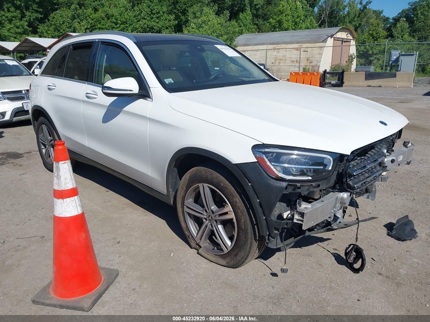 2021 Mercedes-benz Glc VIN W1N0G8EB2MF876178 IAAI salvage auction — THEFT, Salvage Title, sold $6,200 on 2026-07-28 (photo 1)