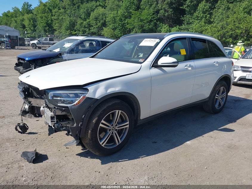 2021 Mercedes-benz Glc VIN W1N0G8EB2MF876178 IAAI salvage auction — THEFT, Salvage Title, sold $6,200 on 2026-07-28 (photo 2)