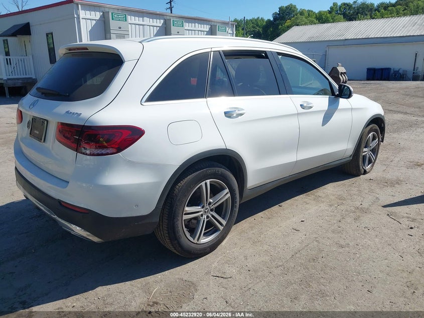 2021 Mercedes-benz Glc VIN W1N0G8EB2MF876178 IAAI salvage auction — THEFT, Salvage Title, sold $6,200 on 2026-07-28 (photo 4)