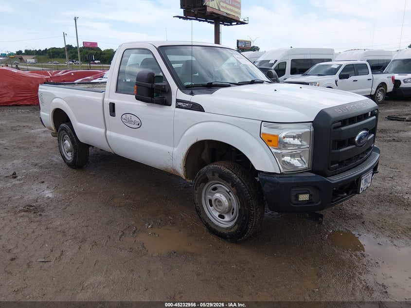 2015 Ford F250 VIN 1FTBF2B66FEA14968 IAAI salvage auction — FRONT & REAR, SF97 (Oklahoma), sold $15,550 on 2026-07-09 (photo 1)