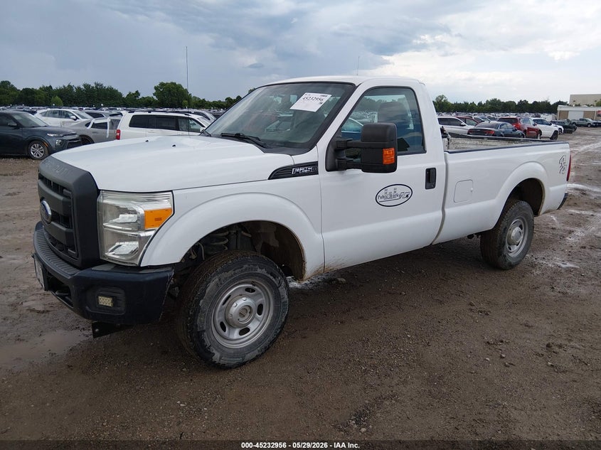 2015 Ford F250 VIN 1FTBF2B66FEA14968 IAAI salvage auction — FRONT & REAR, SF97 (Oklahoma), sold $15,550 on 2026-07-09 (photo 2)