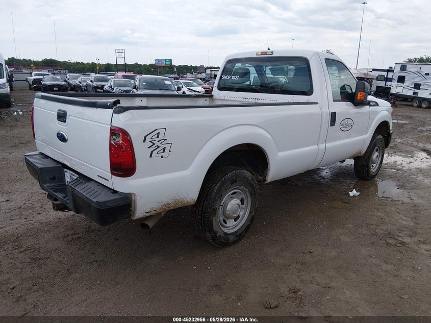 2015 Ford F250 VIN 1FTBF2B66FEA14968 IAAI salvage auction — FRONT & REAR, SF97 (Oklahoma), sold $15,550 on 2026-07-09 (photo 4)